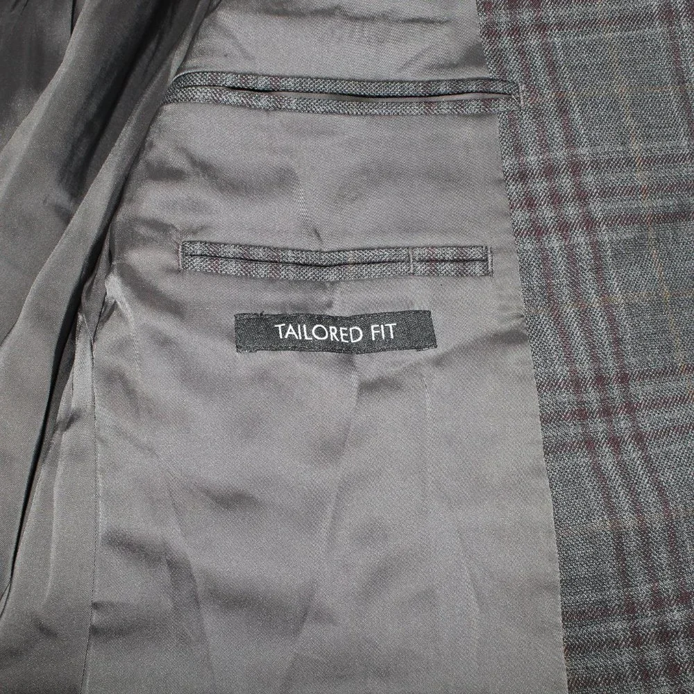 Jos. A. Bank Traveler NWT Men 44R Natural Stretch Tailored Fit Sport Coat Blazer - Picture 11 of 12